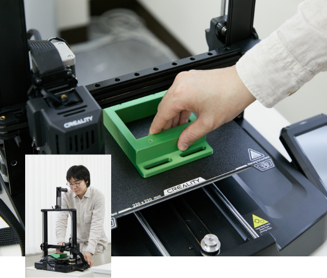 AIと3Dプリンターを駆使した独自のアプローチで、撥水性粉末の沈殿率を精密に測定できる革新的な装置を開発したのです。